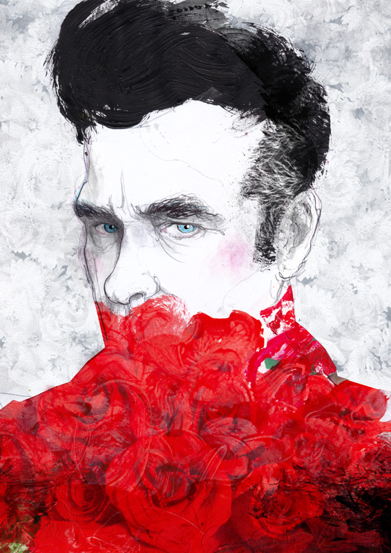 a portrait of Morrissey